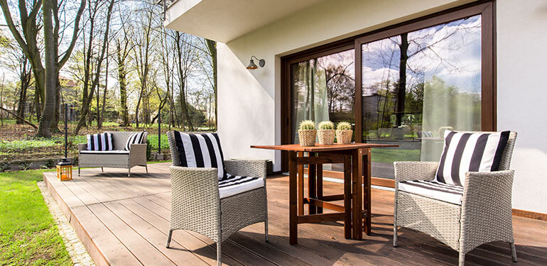 Spring Cleaning Patio Furniture Sliding Glass Door